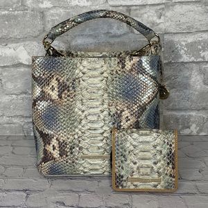 Brahmin Mini Amelia in Haven Roxanne SET, NWT!